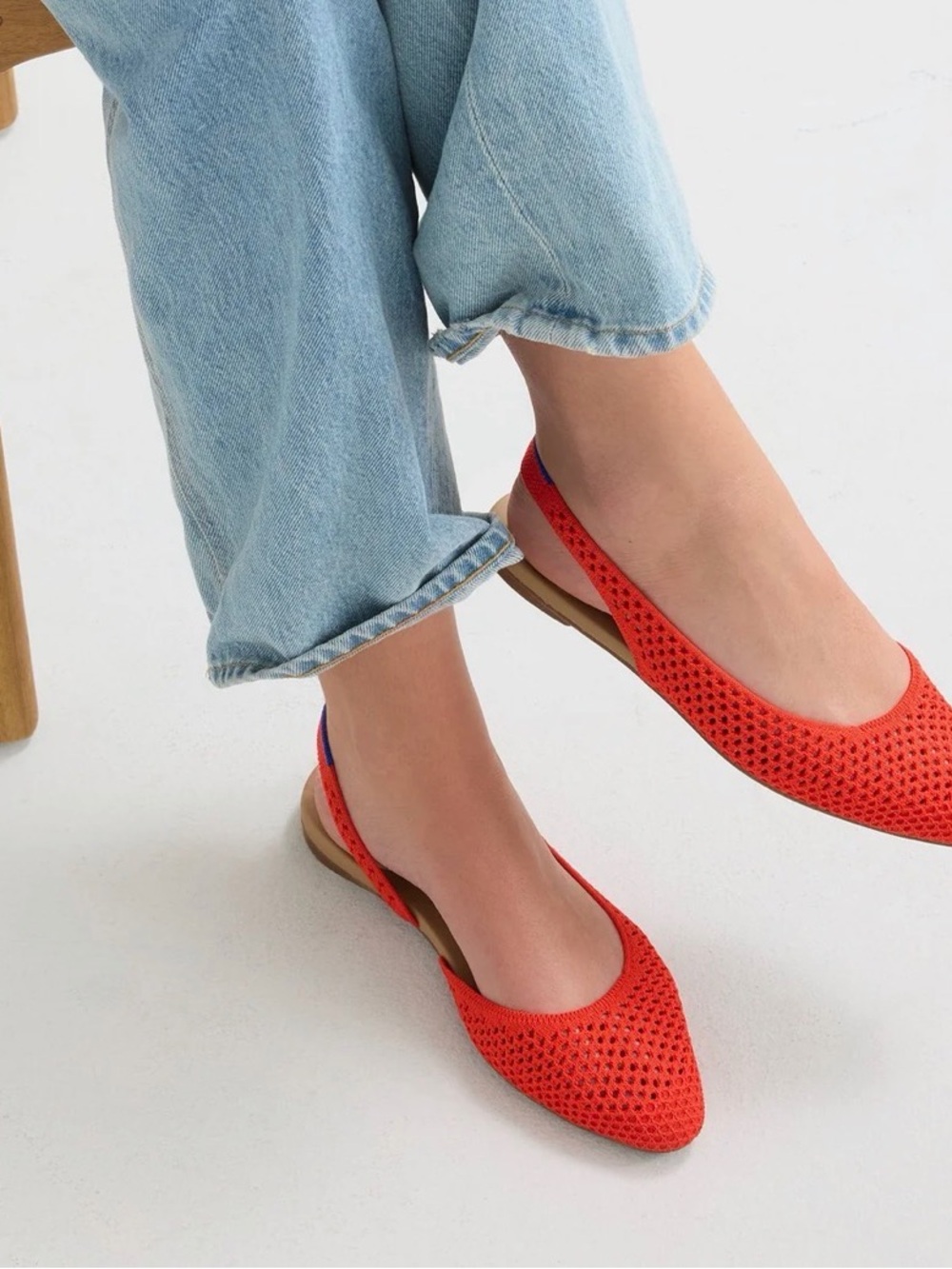 Rothy's Poppy Mesh Slingback